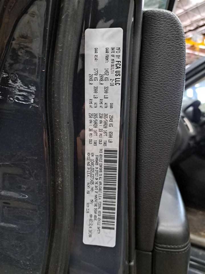 Rear 2018 Durango Camera/Projector Sku#4133247