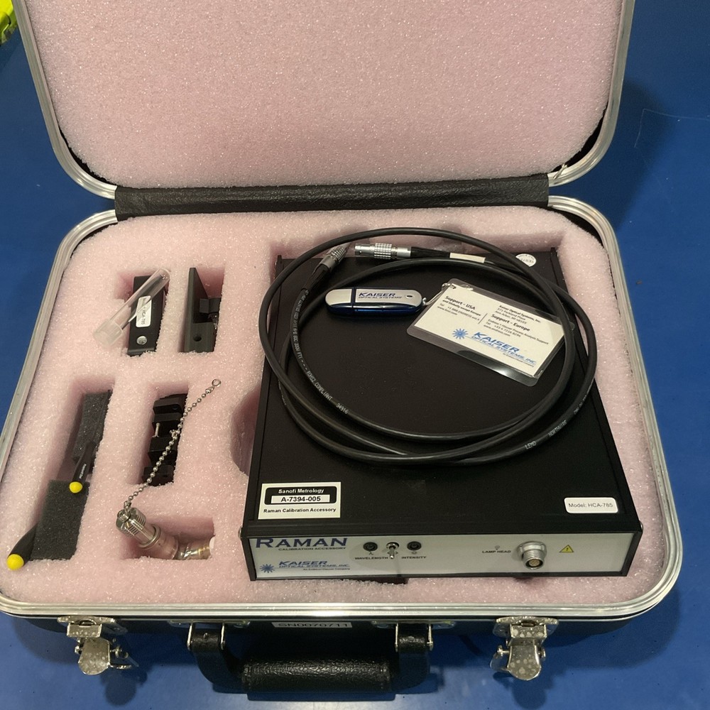 Kaiser RAMAN HCA785 Spectrometer Microscope Calibration Accessory With Extras!