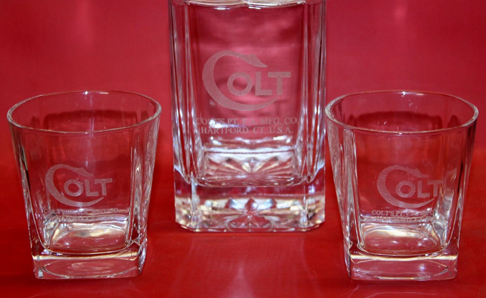 COLT Firearms Whiskey Decanter Set