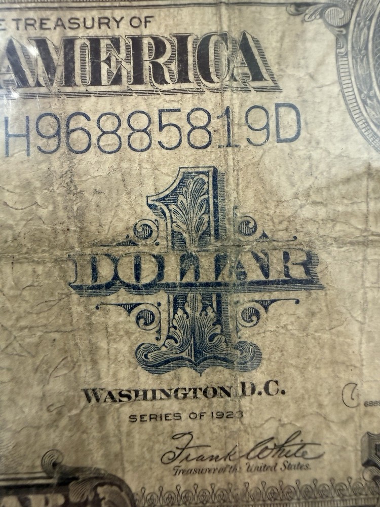 1923 One Silver Dollar Certificate - Large Size - U.S. Mint Note