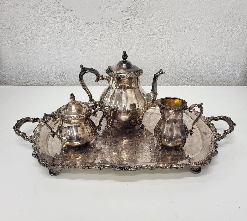 Countess Silverplate 4-Piece Tea Set