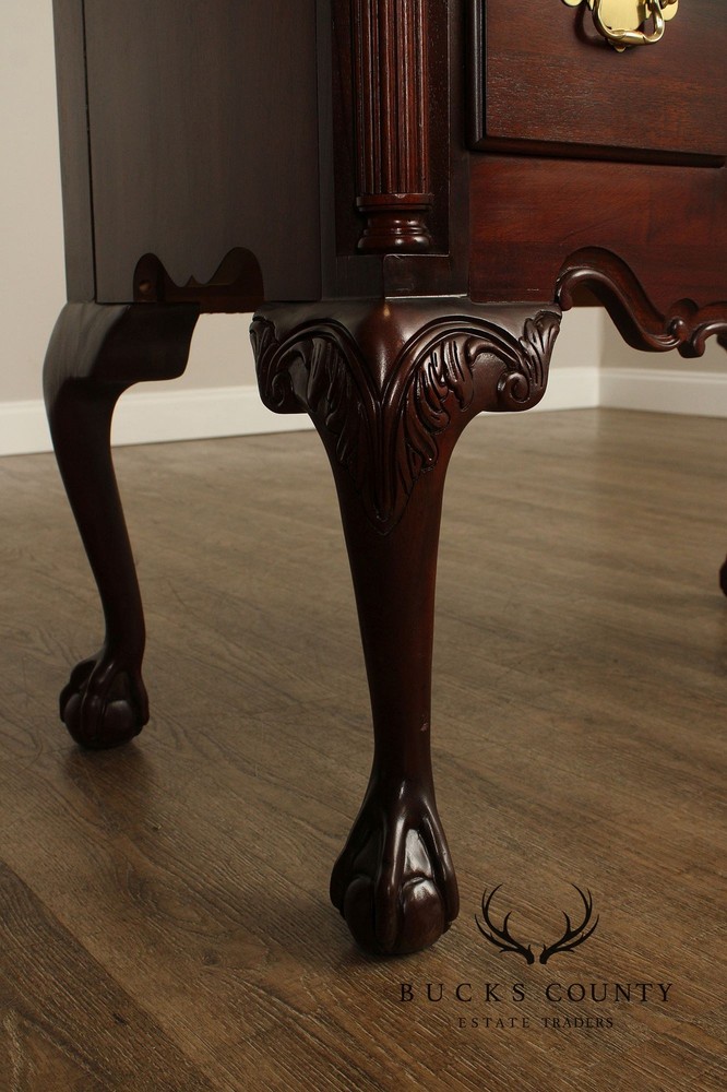 Thomasville Chippendale Style Mahogany Lowboy