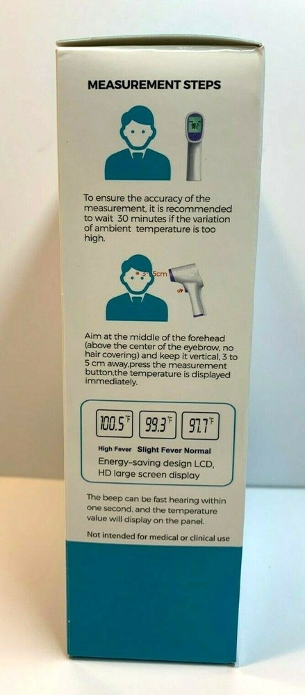 No Touch Infrared Forehead Thermometer