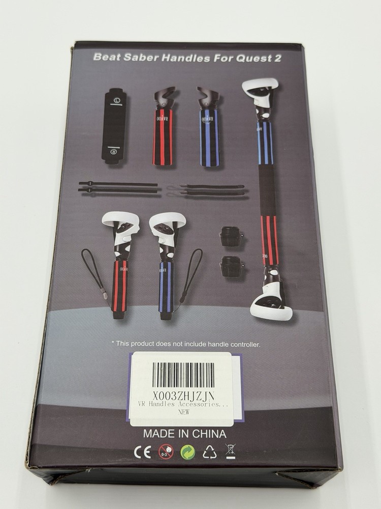 VR Handle Attachments for Quest 2 Controller - Enhanced Beat Saber Grips