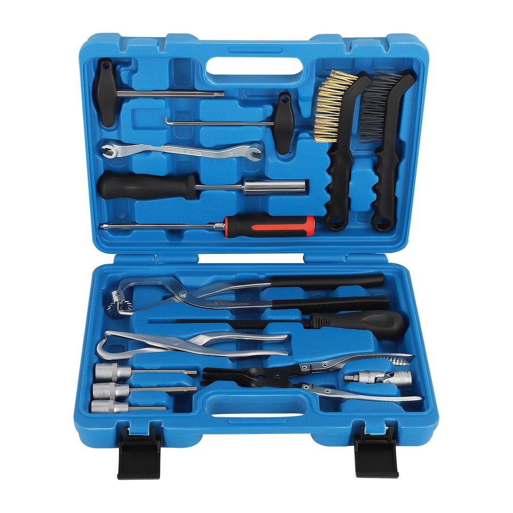 15PCS Brake Drum Tool Kit with Brake Spring Pliers/Compressor/Puller Tool