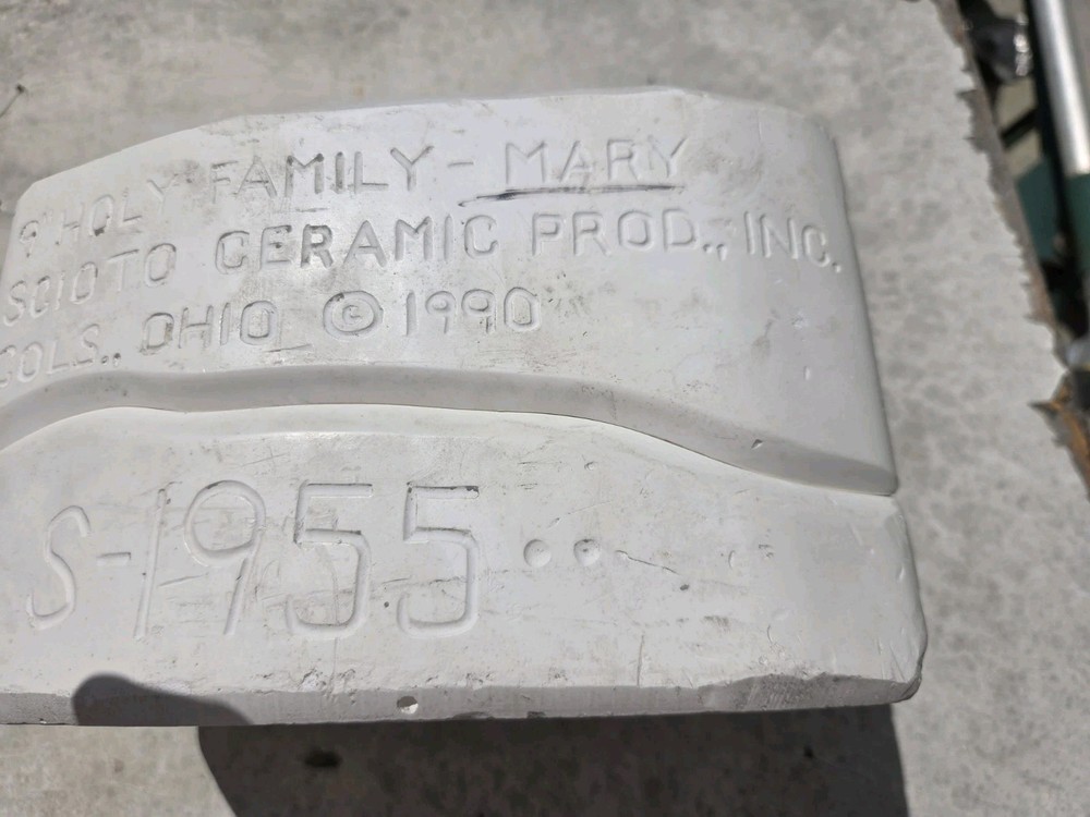 Scioto Ceramic Prod. Inc. S-1955 Mary Plaster Slip Casting Mold