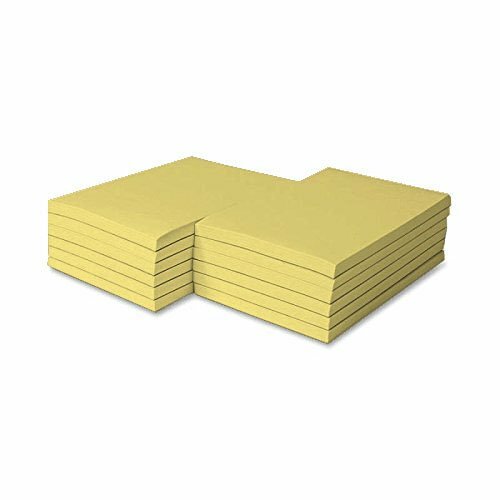 8.5 x 5.5" Colored Memo Note Pads – 100 Sheets per Pad, 5 Pads per Pack