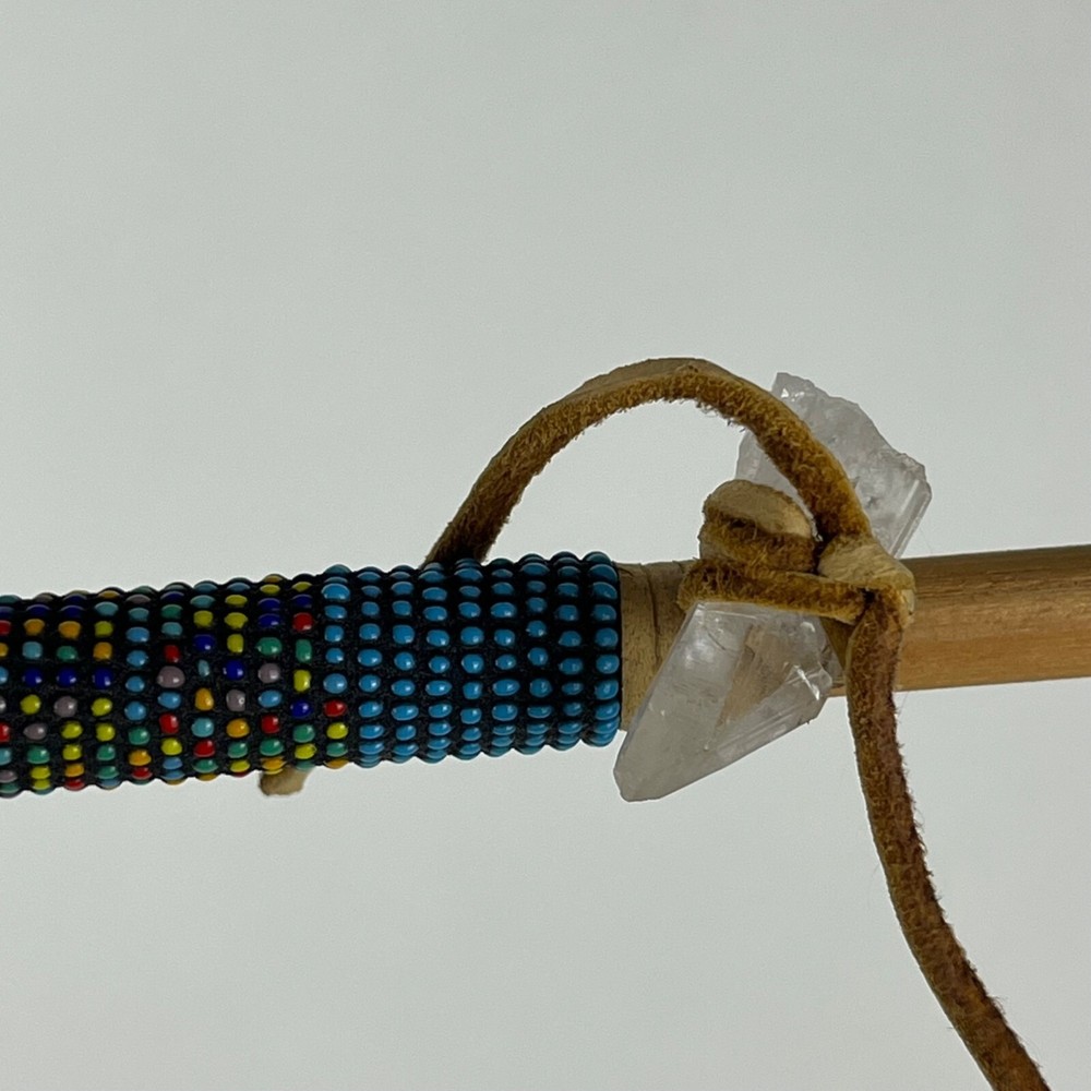 Decorative Beaded Native American Arrow Beadwork Crystal 33"