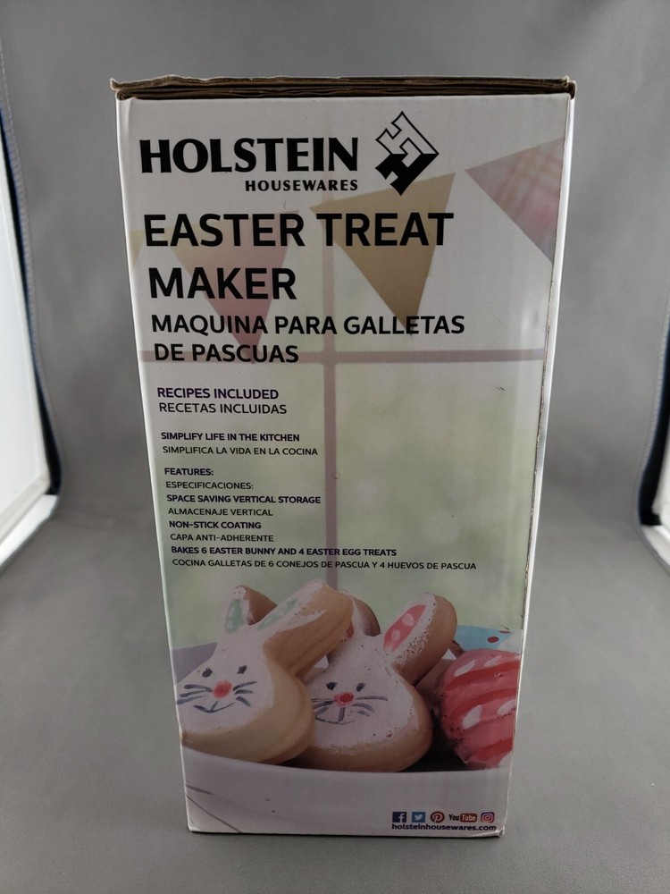 Holstein Easter Cookie Treat Maker Rabbit Egg Molds 10 Holes