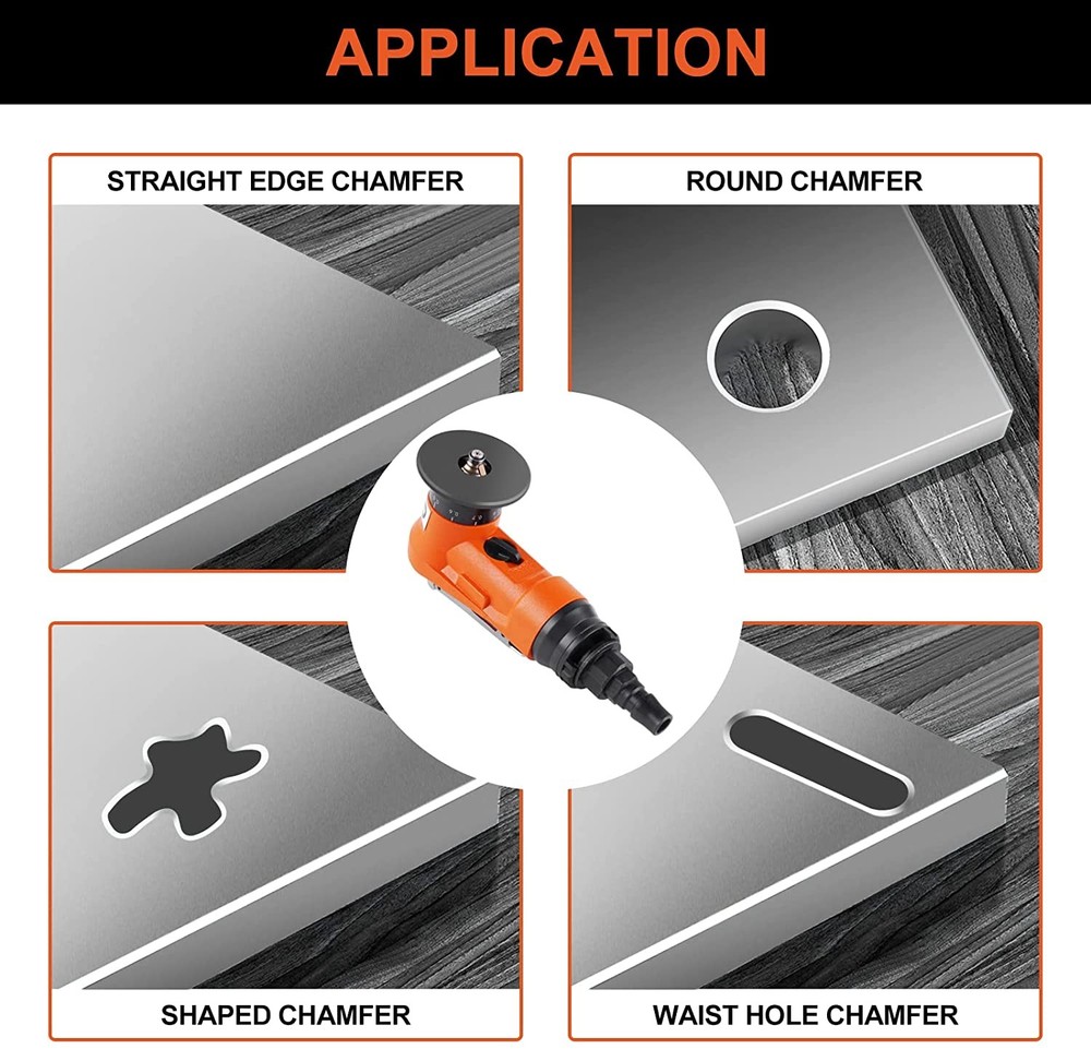 Mini Pneumatic Chamfering Machine Portable Trimmer Straight Deburring Hand Tool