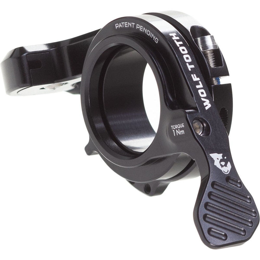 Wolf Tooth Components ReMote BarCentric Dropper Lever Black, 22mm Handlebar Clam