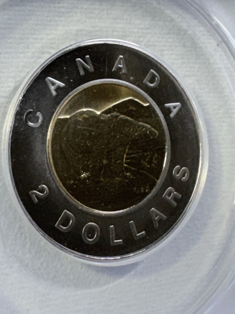 2000 Canada 2 Dollar Specimen Graded SP 69 by ANACS