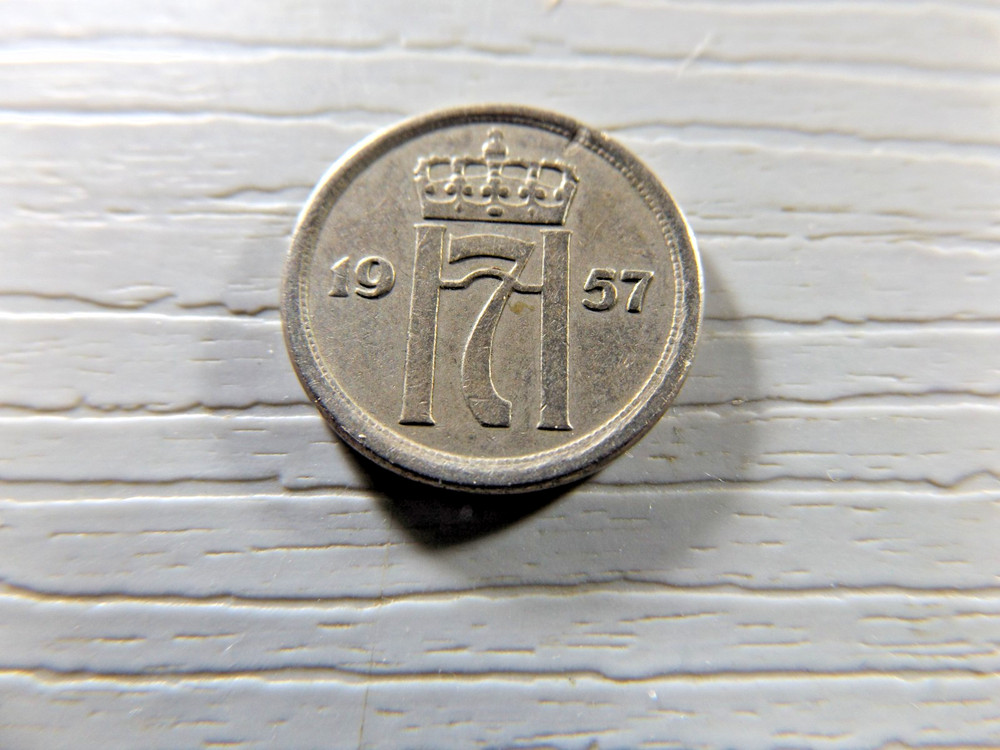 NORWAY 1957 25 Ore