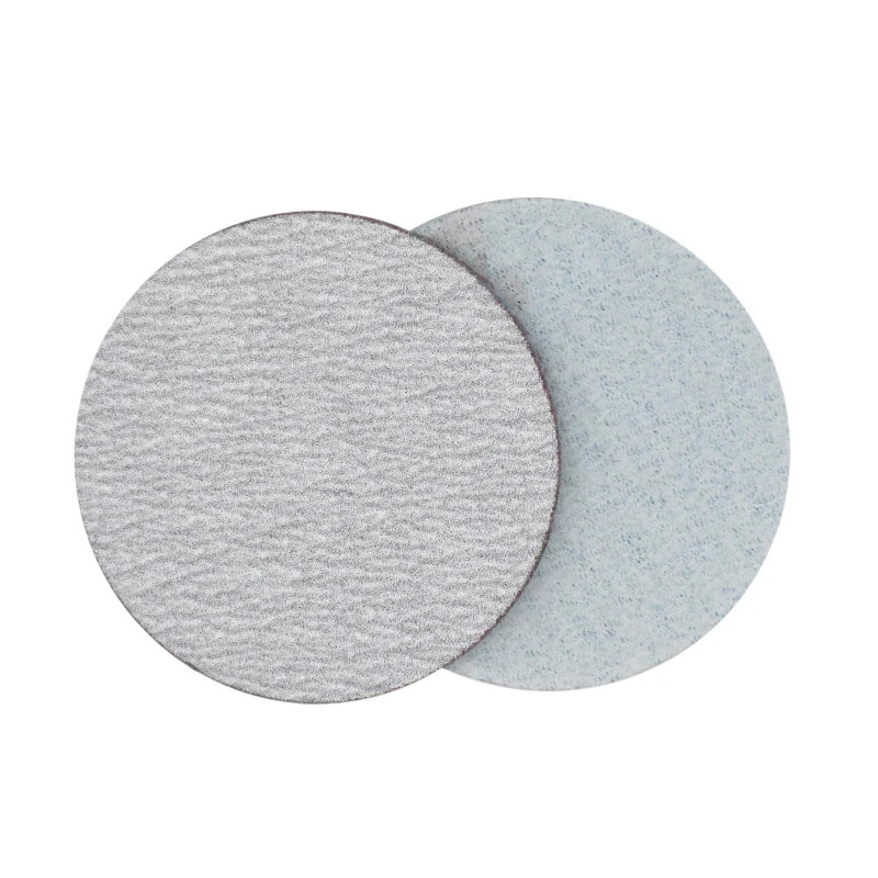 100 PCS 2 Inch 50mm Sanding Discs Hook & Loop White Dry Grinding Abrasive Sandpa