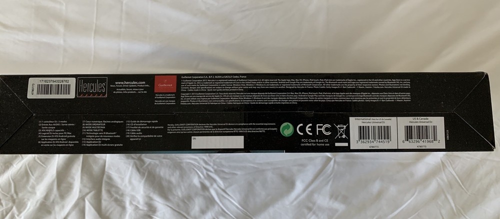 Hercules Universal DJ - Portable DJ Controller w/ Built-In Bluetooth