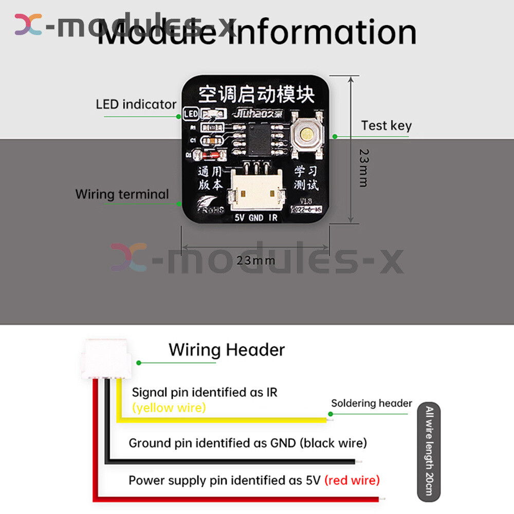 Universal Air Conditioner Power On Self Starter Module Restart Control Board