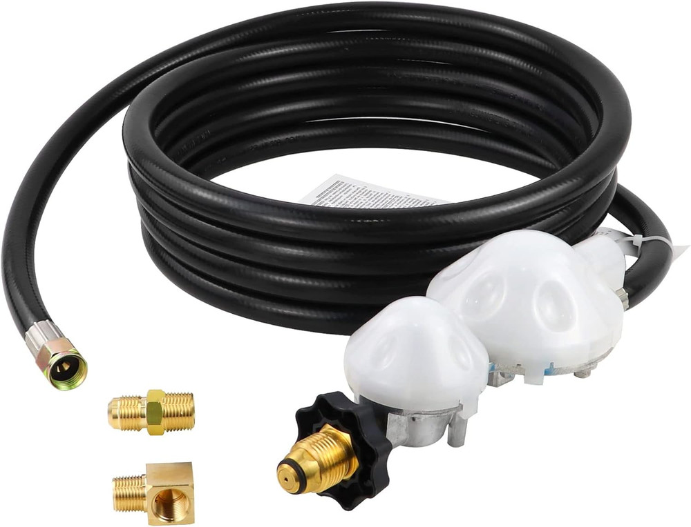12 FT F273684 Propane Hose with Regulator Compatible with Mr Heater F273684 Budd
