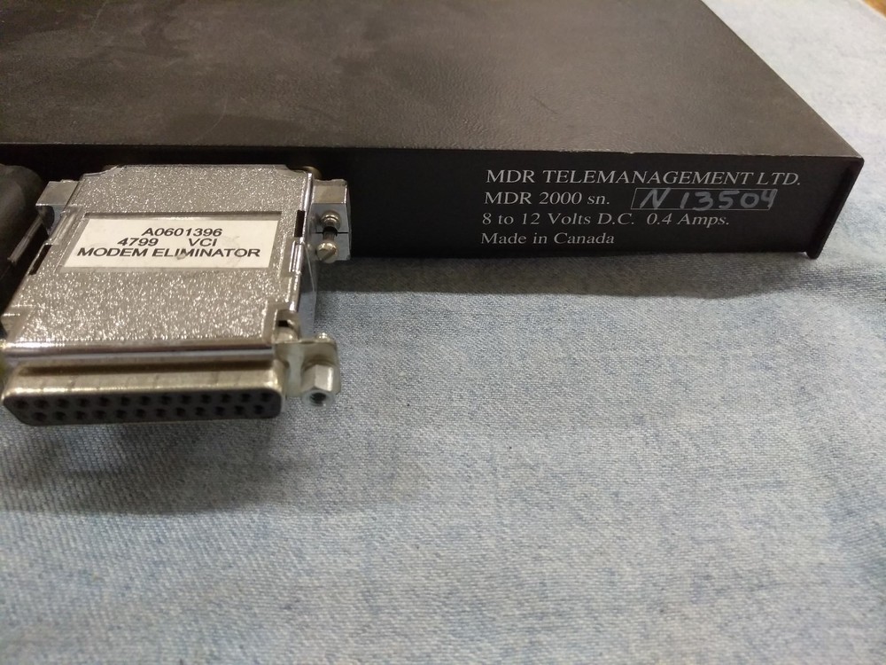 MDR 2000 BUFFER BOX NT8R3802 w/power, serial cable & A0601396 modem eliminator