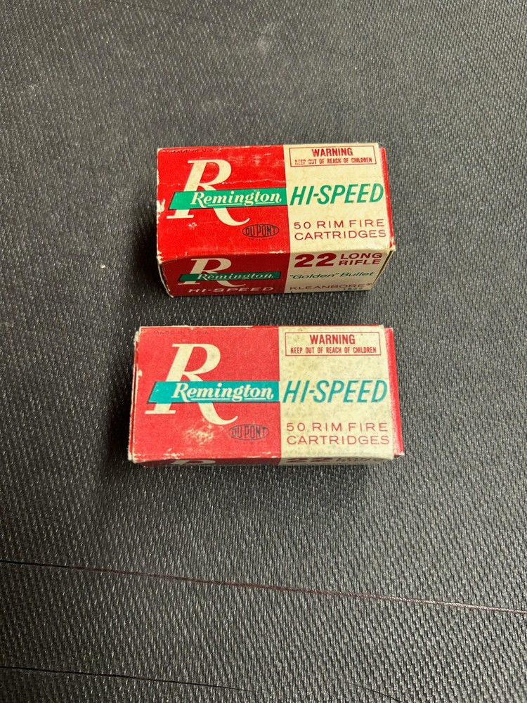 remington 22 long rifle vintage box