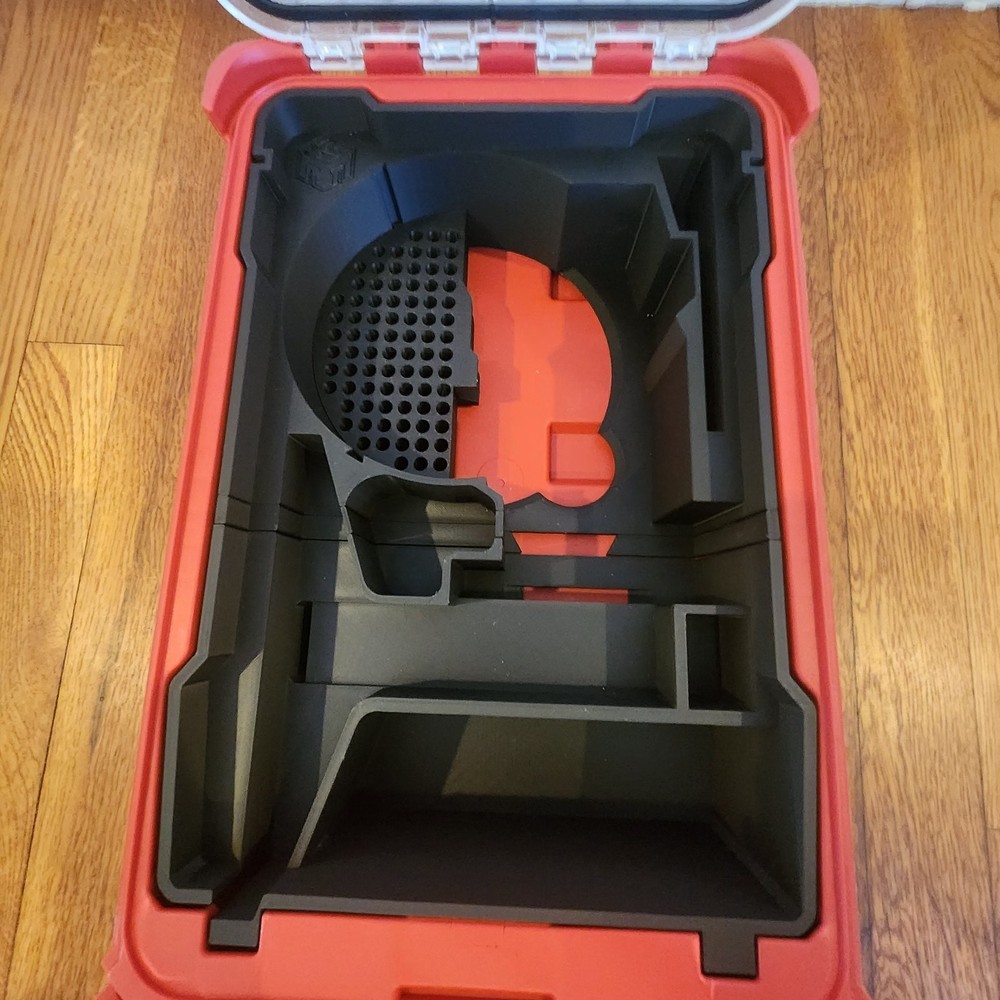 Milwaukee Packout Insert for M18 Fuel Compact Router Black