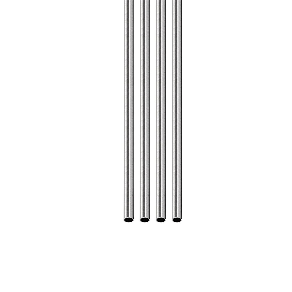 3mm x 0.2mm x 250mmODxWall TxL 304 Stainless Steel Tube - 4Pack - Good for Ma...