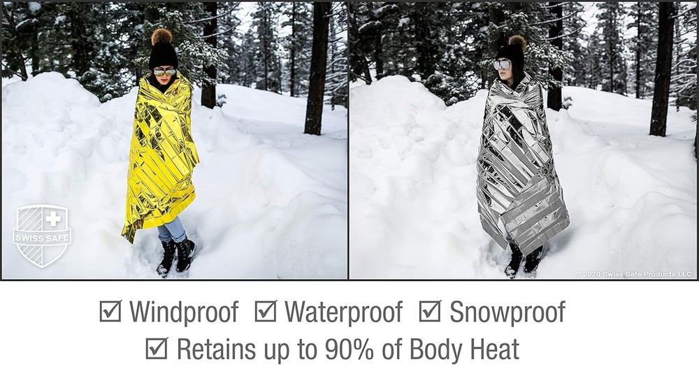 Compact 10 Pack Mylar Emergency Blankets – Durable & Essential Survival Gear