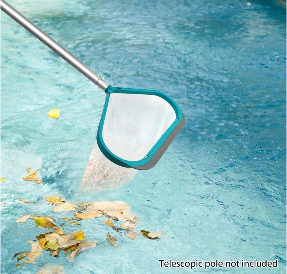 Mainstay 19" Deluxe leaf rake, H.duty, solid aluminium, deepNET, swimming Pool