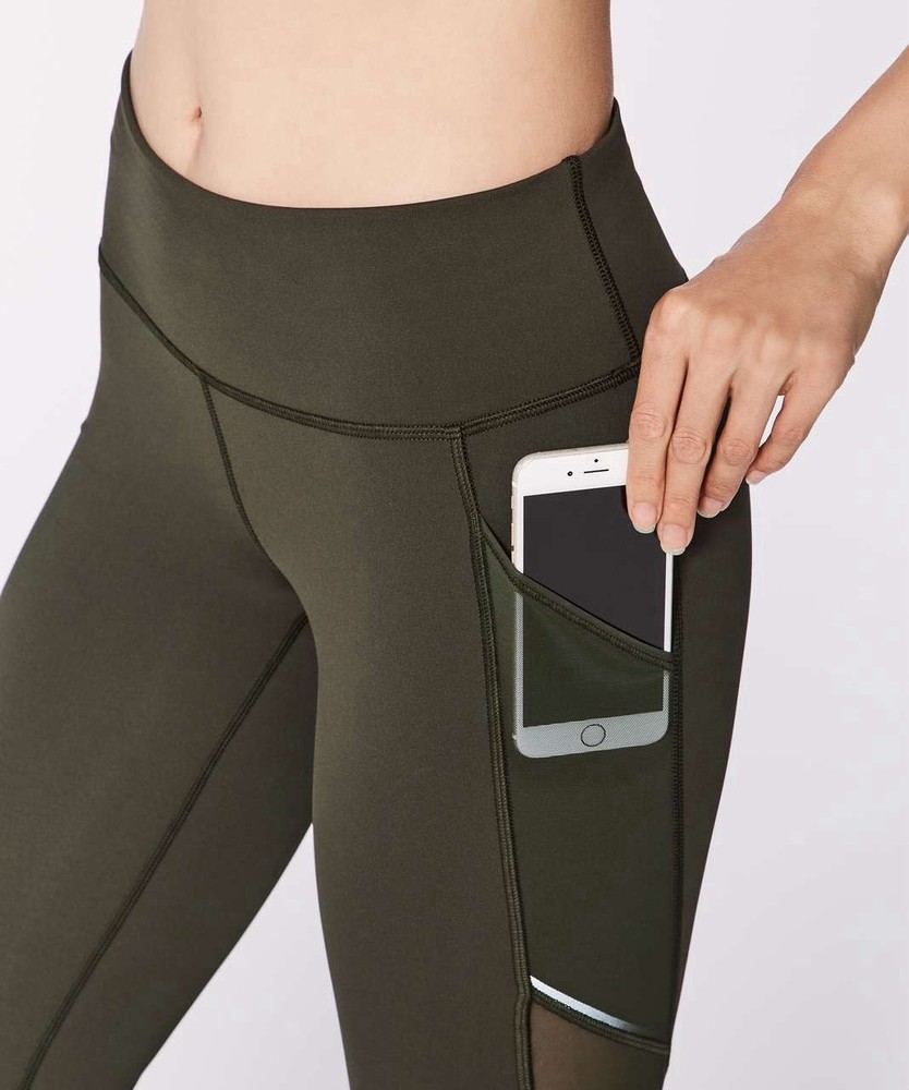 Lululemon Miles Ahead Tight Dark Olive size 4