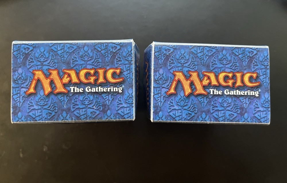 2x MTG Magic the Gathering Planeshift Vintage Plastic Deck Box 2001