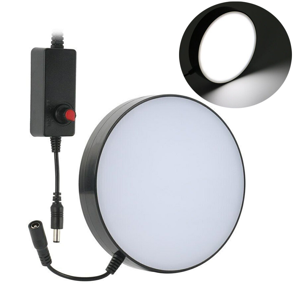 Adjustable Brightness LED Ring Bottom Light Source f Stereo Microscope100V-240V