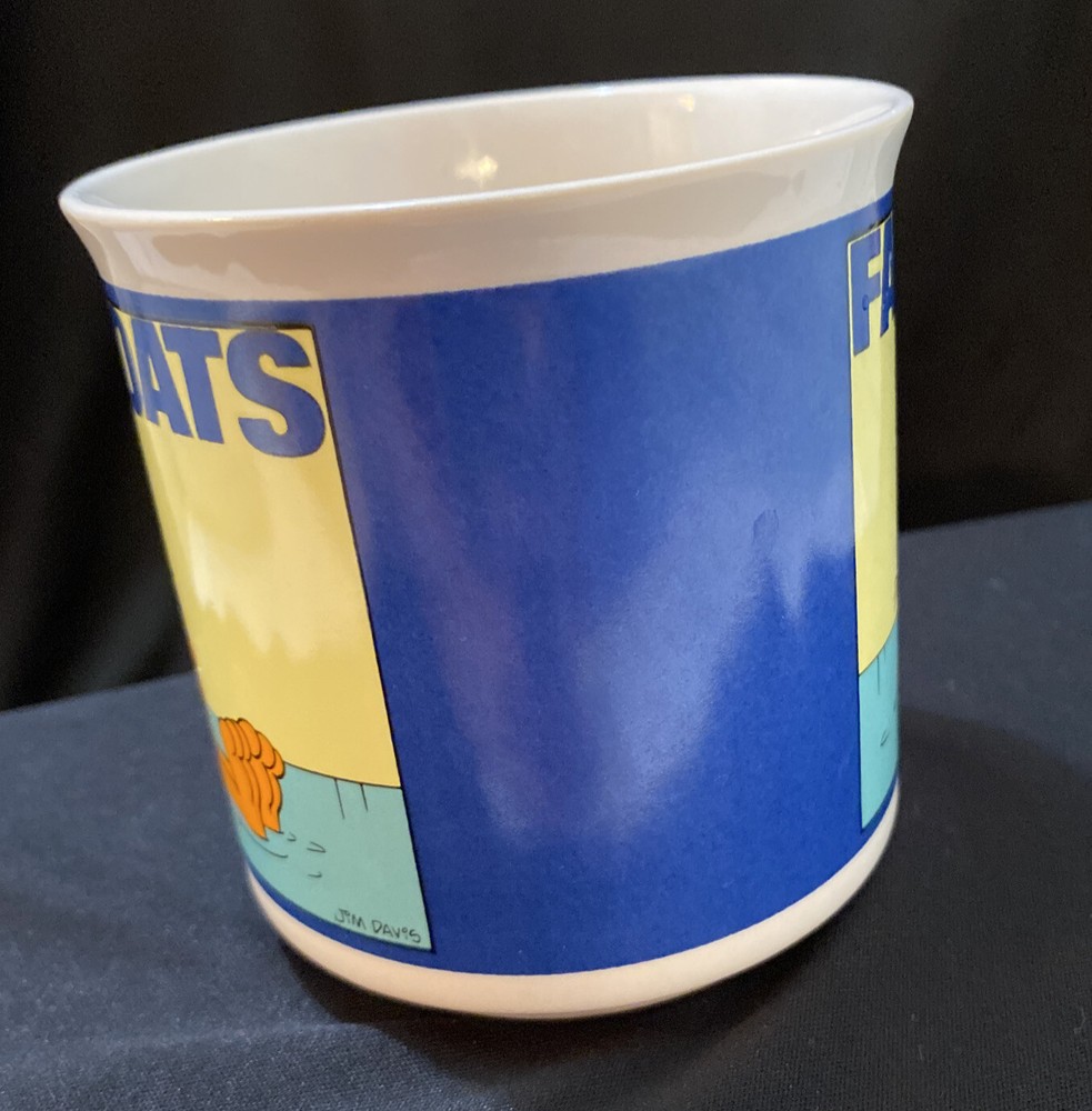 vintage garfield mug/cup fat floats