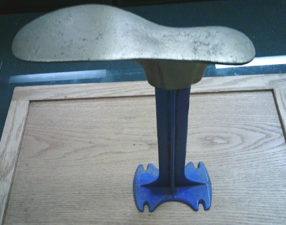 Antique Eclipse  Cast Iron Cobblers Shoe Anvil & Last