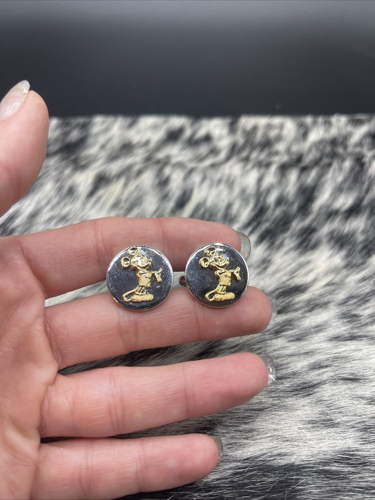 Stunning Silvertone Vintage Cuff Links #Q49