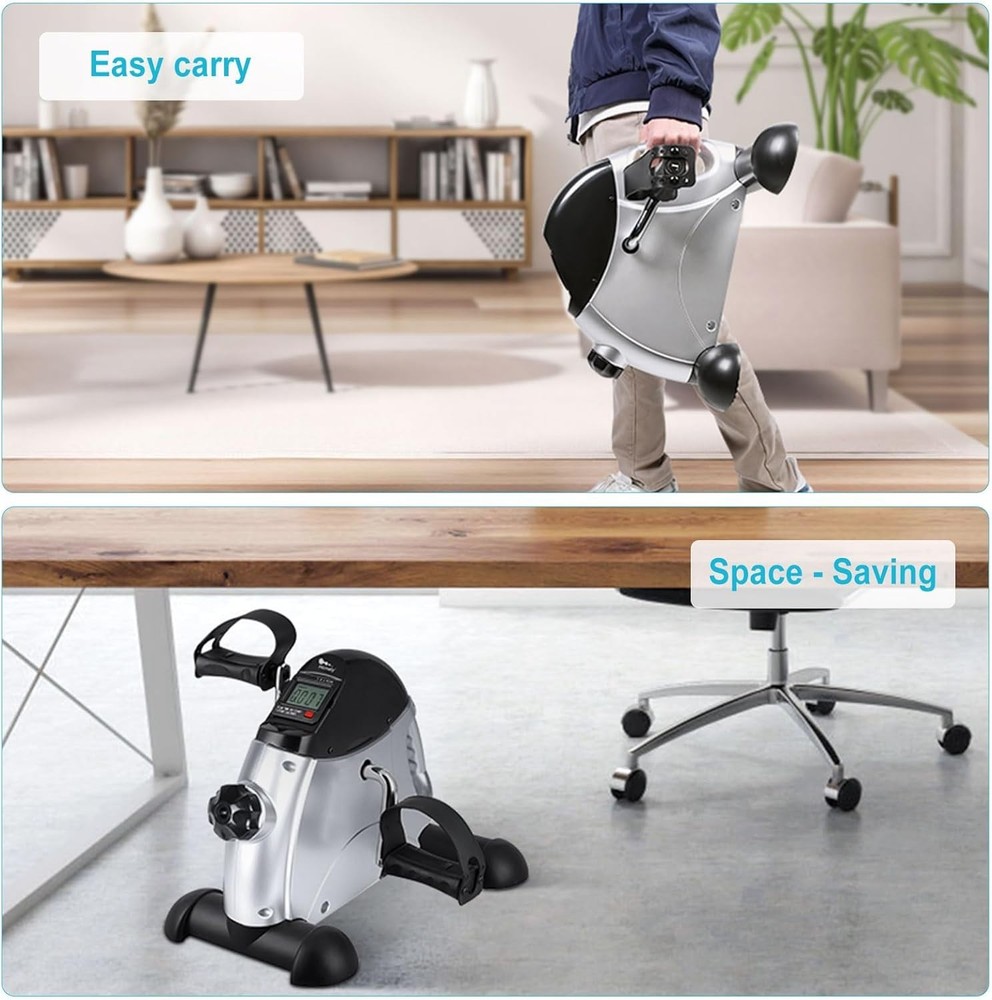 Adjustable Resistance Mini Pedal Exerciser for All Ages