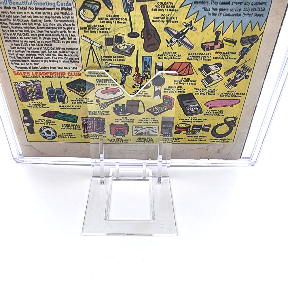 2 Magazine Comic Book Display Stand LARGE Holder Adjustable 2 Piece Stands Easel