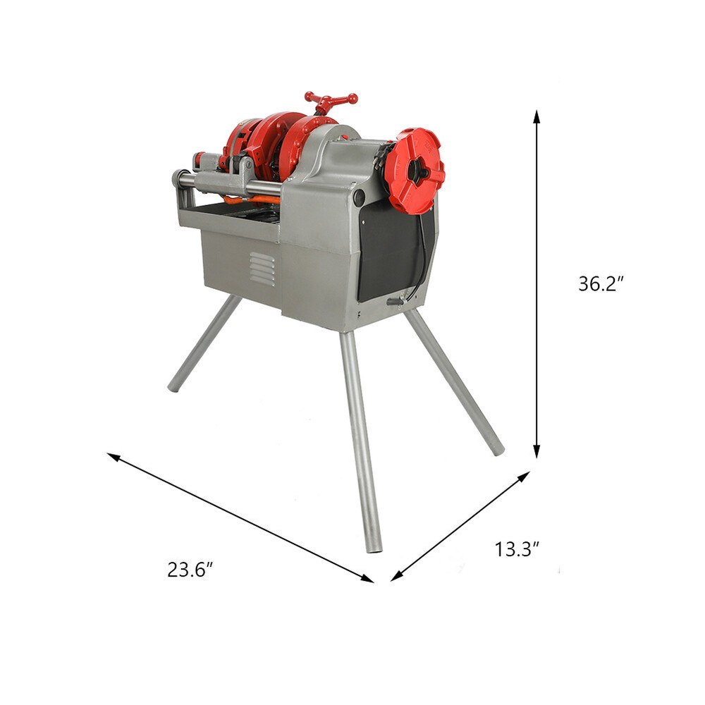Electric Pipe Threader Machine 1/2"-2" Threading Cutter, Deburrer Heavy Duty New