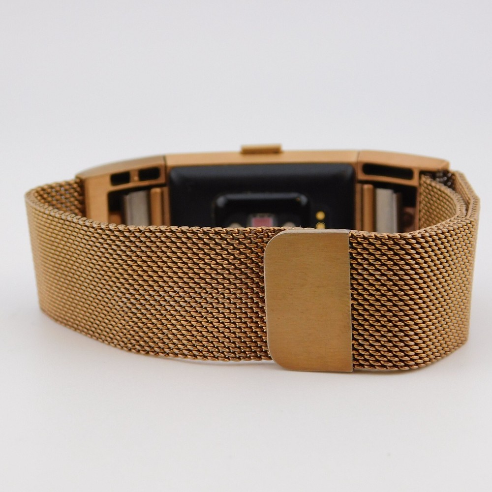 Fitbit FB407 Mesh Band Digital Unisex Watch Untested.