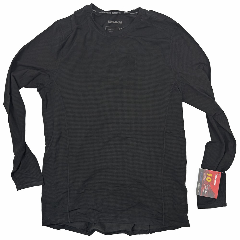 Terramar 1.0 Transport Lightweight Thermal Crew Baselayer Pullover Men's Medium