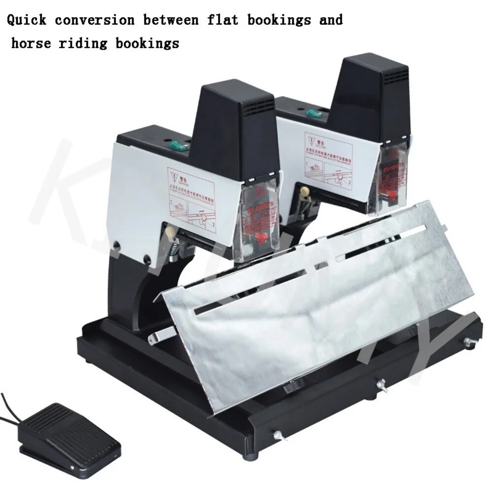 Electric Double Head Flat Staple Machine Staple Binding Machine Save Labour