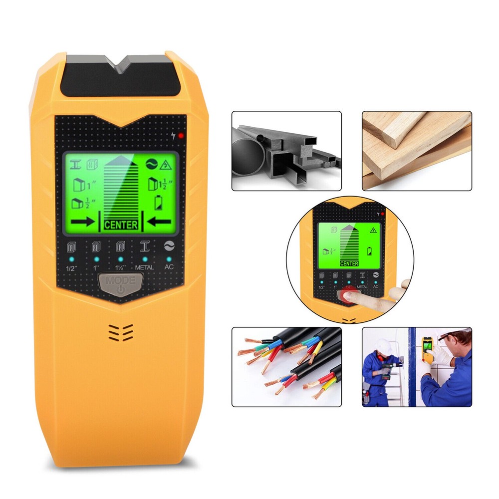 Wall Stud Finder Sensor Wall Scanner 5 in 1 LCD Electronic Detector Detection