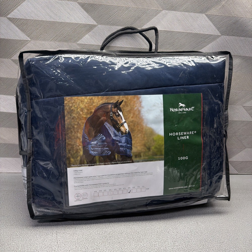 HORSEWARE LINER 100G  78'' BLUE