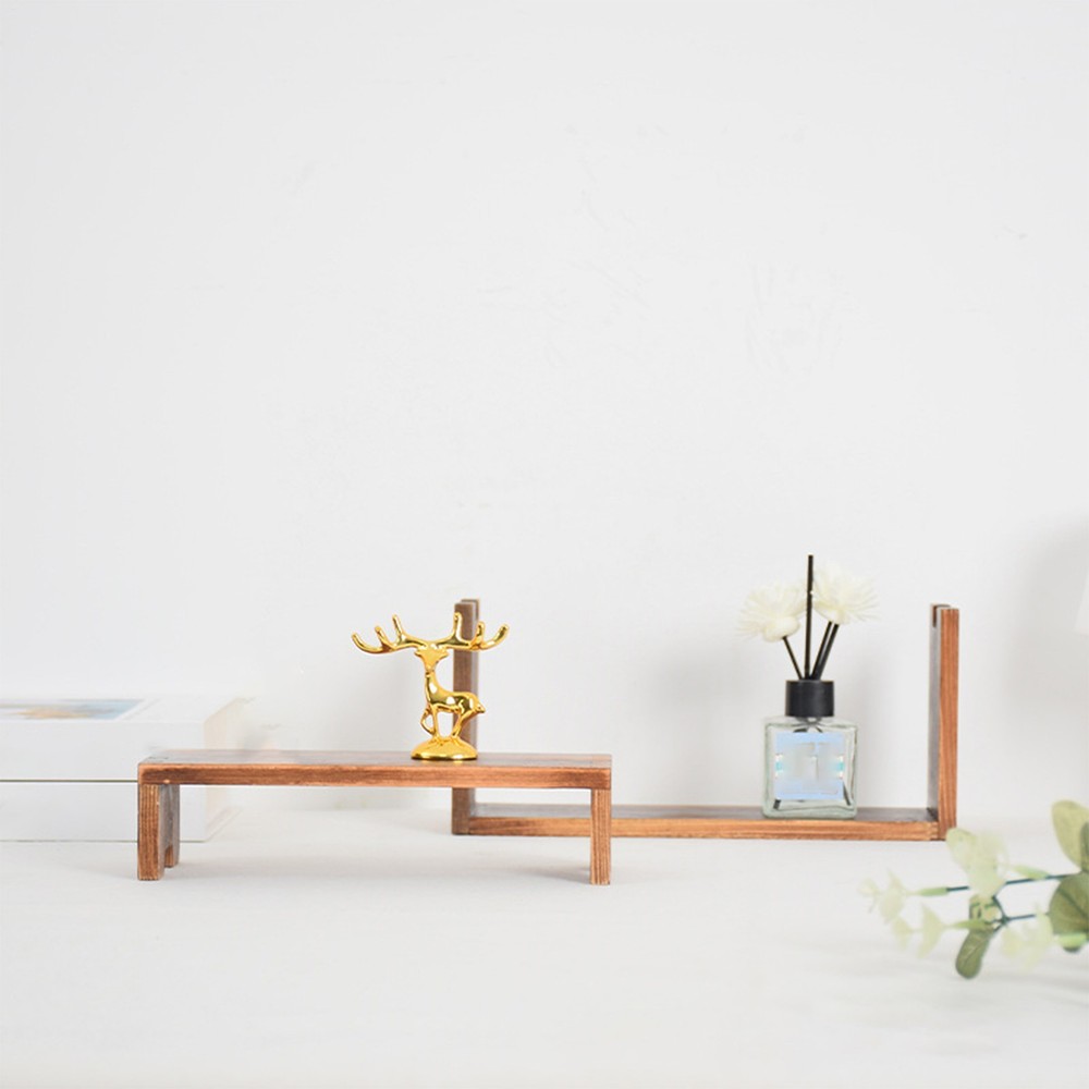 Wooden Risers For Table Display Wooden Cupcake Stand Rectangular Dessert