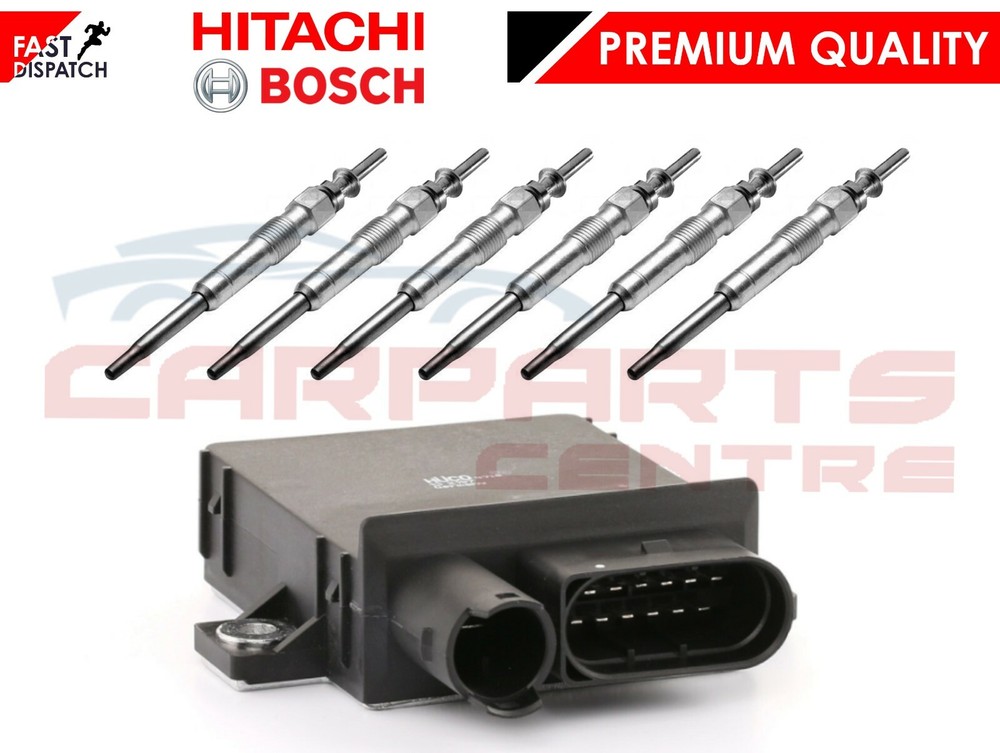 BMW X3 E83 X5 E53 E70 X6 E71 DEISEL GLOW PLUG CONTROL RELAY HITACHI BOSCH PLUGS
