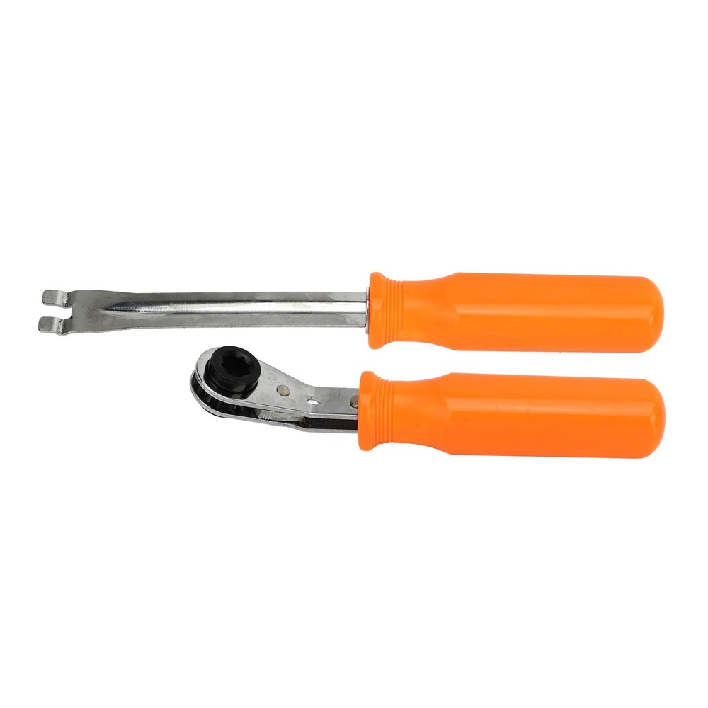 2PCS Automatic Slack Adjuster Tool Set Fork End Release Tool Double Square