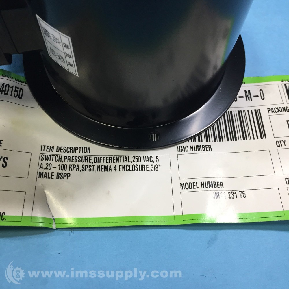 JM1123176 Differential Pressure Switch Enclosure FNIP