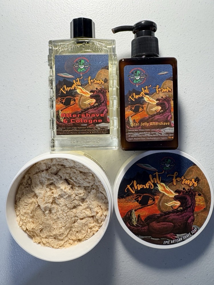 Phoenix Artisan Accoutrement (PAA) Thought Forms Shave Soap Set