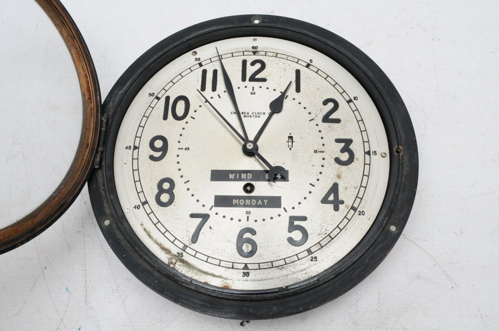 Chelsea Type B Model 12 Deck Clock 8.5"