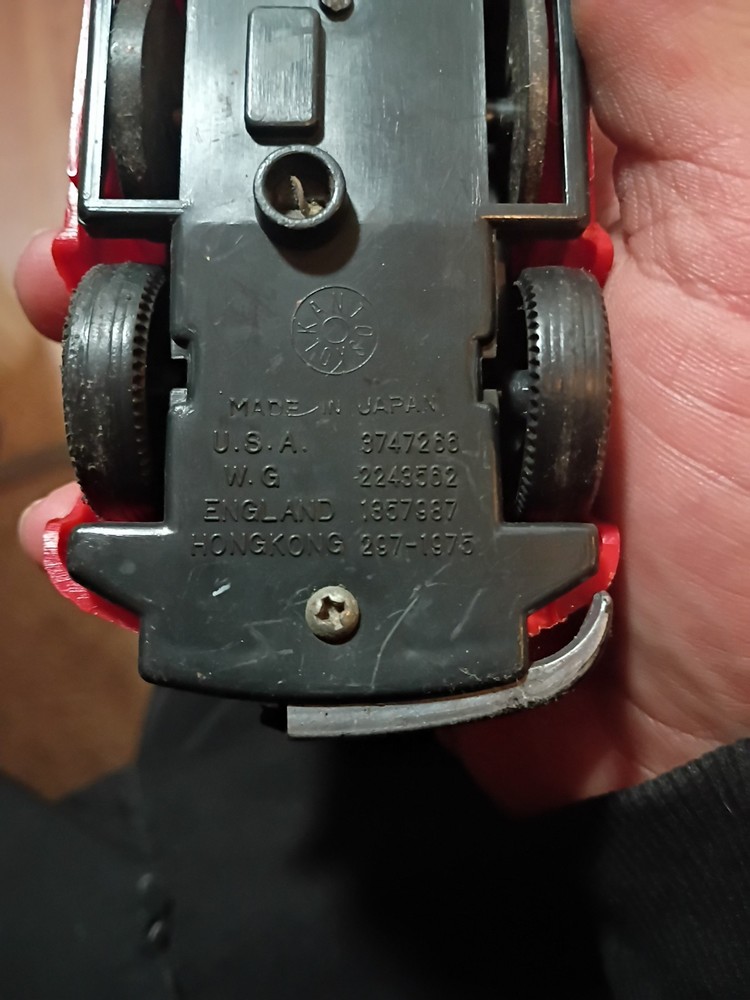 Vintage Lined Up Fire Department VW