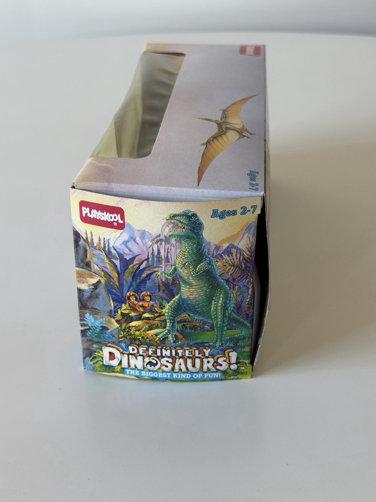 Vintage 1987 PLAYSKOOL Definitely Dinosaurs Protoceratops Open Box