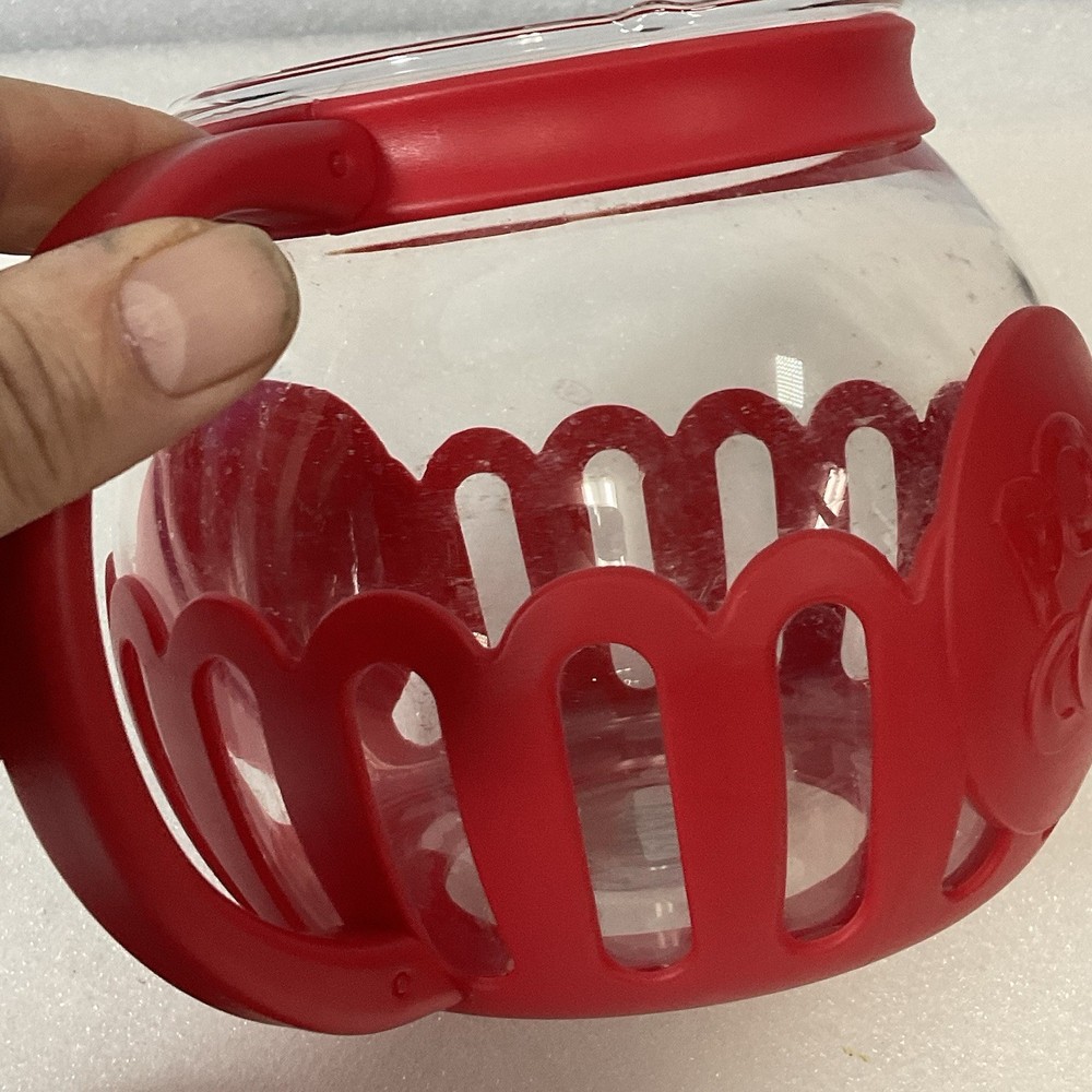 Ecolution Tasty Mini-Pop Microwave Popcorn Maker 1.5qt Red